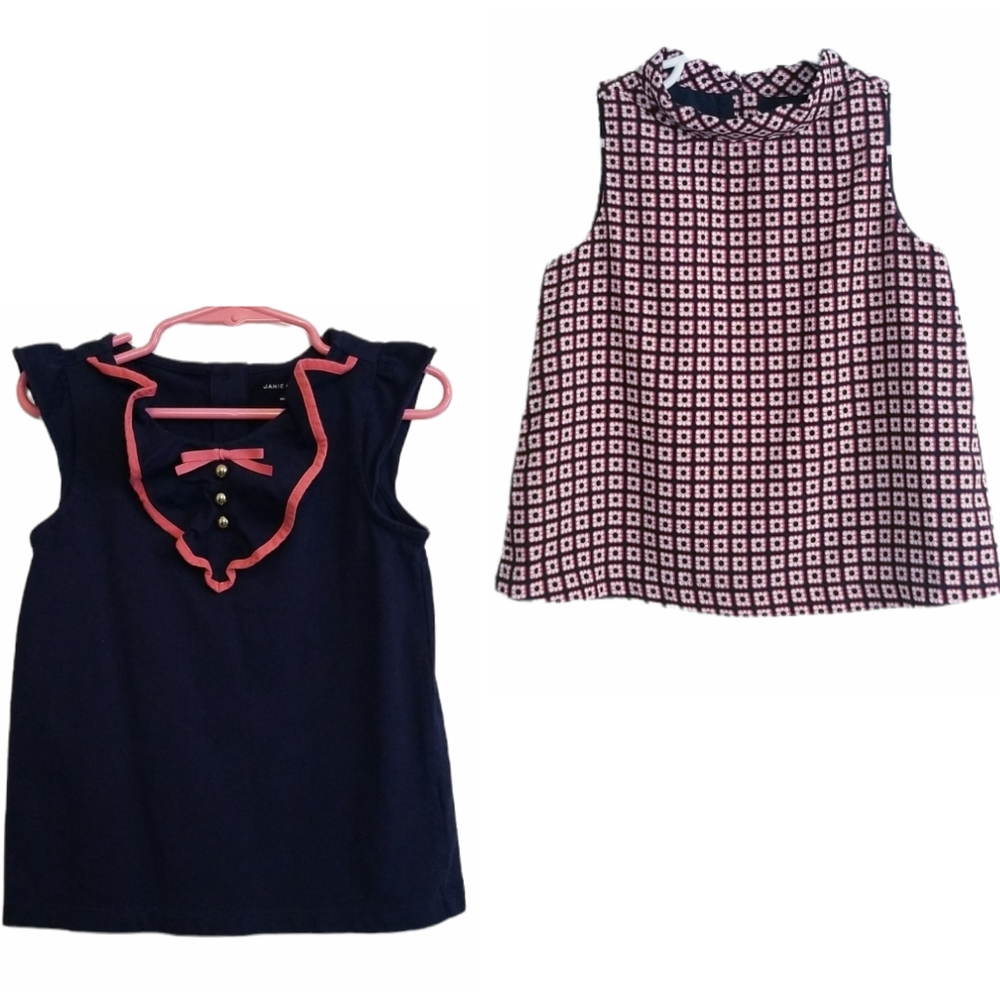JANIE and JACK Sleeveless Top Bundle Girls Size 4/5